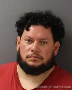 Mugshot of Joel David Reyes Cabrera booked in Guilford County, North Carolina on August 20, 2026