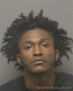 Mugshot of Jaylen Lamar Slade booked in Guilford County, North Carolina on September 1, 2026