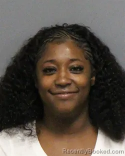 Mugshot of Jessica Toni Thompson booked in Guilford County, North Carolina on August 22, 2026