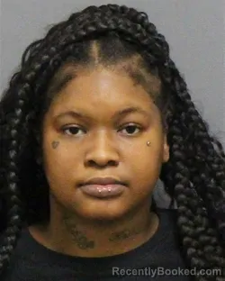 Mugshot of Keari Nievaeh Johnson booked in Guilford County, North Carolina on August 31, 2026