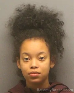 Mugshot of KALIYAH ARCHE MORRIS booked in Guilford County, North Carolina on March 13, 2026