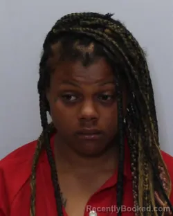 Mugshot of MAYA KENYSIA GILLESPIE booked in Guilford County, North Carolina on March 19, 2026