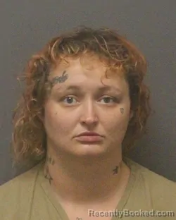 Mugshot of Mary Hunter Caroline Hogan booked in Guilford County, North Carolina on August 20, 2026