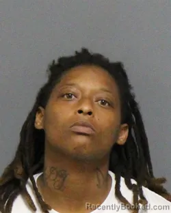 Mugshot of Macteirene Danna Jordan booked in Guilford County, North Carolina on August 24, 2026