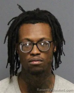 Mugshot of Nyjah Demaireon Gano booked in Guilford County, North Carolina on August 19, 2026