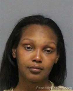 Mugshot of Rayisha Arteria Crawford booked in Guilford County, North Carolina on September 12, 2026