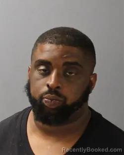 Mugshot of Reginald Marchan Campbell booked in Guilford County, North Carolina on August 28, 2026
