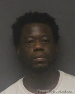 Mugshot of Rashein Lamont Johnson booked in Guilford County, North Carolina on September 3, 2026
