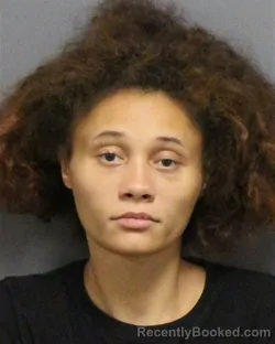 Mugshot of Thainia Lareece Goins booked in Guilford County, North Carolina on August 24, 2026