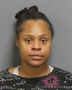 Mugshot of Tiasia Ladonna Hamer booked in Guilford County, North Carolina on September 7, 2026