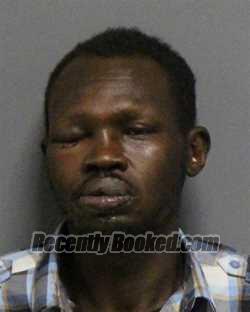 Booking photo from Guilford County, North Carolina