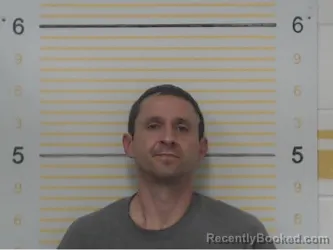 Mugshot of Dustin Donley booked in Randolph County, Illinois on July 15, 2026
