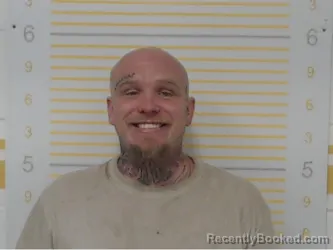 Mugshot of Russell Stokes booked in Randolph County, Illinois on March 31, 2026