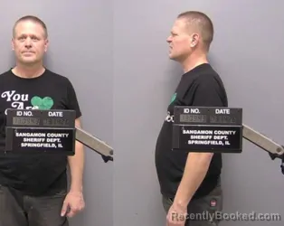 Mugshot of Joseph Delbert Meyer booked in Sangamon County, Illinois on March 14, 2026