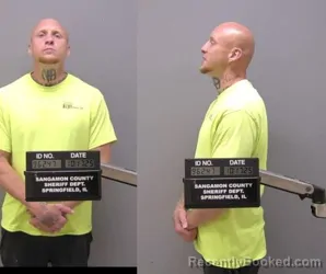 Mugshot of ANDREW James STABER booked in Sangamon County, Illinois on March 17, 2026