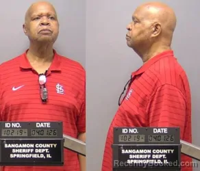 Mugshot of Tommy Ingram booked in Sangamon County, Illinois on April 1, 2026