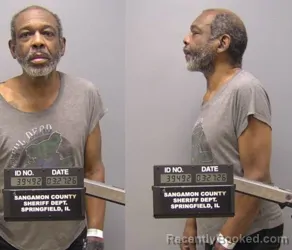 Mugshot of Jeffery Wayne Washington booked in Sangamon County, Illinois on March 26, 2026