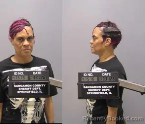 Mugshot of Laverne Stennis booked in Sangamon County, Illinois on March 31, 2026