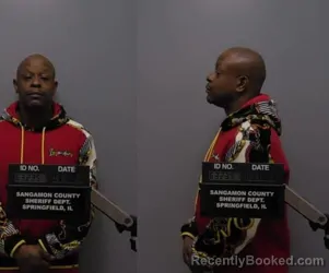 Mugshot of KELWIN E SAMELTON booked in Sangamon County, Illinois on March 30, 2026