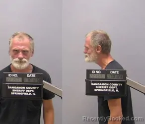 Mugshot of DONALD JAMES COOKSON booked in Sangamon County, Illinois on July 1, 2026