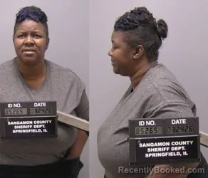 Mugshot of Jasmine Nichol Bland booked in Sangamon County, Illinois on March 24, 2026