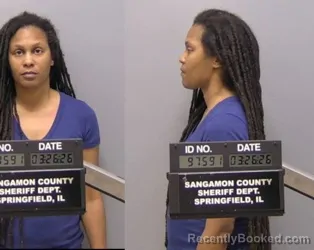 Mugshot of RASHAEL N LEE booked in Sangamon County, Illinois on March 26, 2026