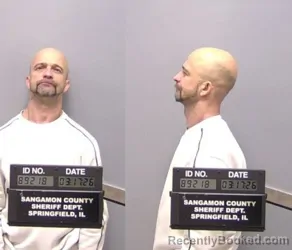 Mugshot of Rodney William Bunij booked in Sangamon County, Illinois on March 17, 2026