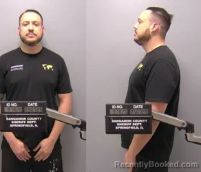 Mugshot of Christopher R Behl booked in Sangamon County, Illinois on March 14, 2026