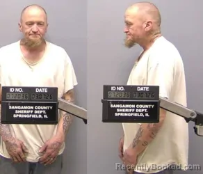 Mugshot of Jason M Judd booked in Sangamon County, Illinois on March 7, 2026