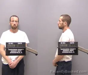 Mugshot of Gregory Thomas Hagen booked in Sangamon County, Illinois on March 19, 2026