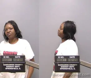 Mugshot of LAQUESHA Lachelle BOYD booked in Sangamon County, Illinois on March 21, 2026