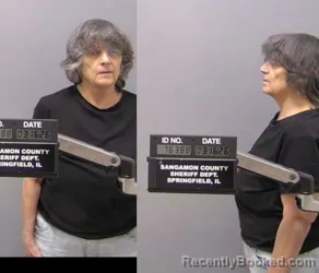 Mugshot of GWENDOLYN KAREN NICHOLAS booked in Sangamon County, Illinois on March 15, 2026