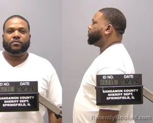 Mugshot of Douglas A Malone booked in Sangamon County, Illinois on March 27, 2026