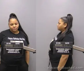 Mugshot of Markita M Banks booked in Sangamon County, Illinois on March 18, 2026