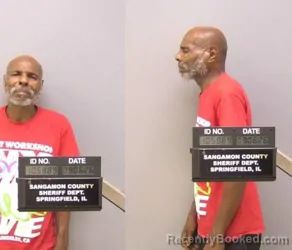 Mugshot of Curtis Lee Stringer booked in Sangamon County, Illinois on September 6, 2026