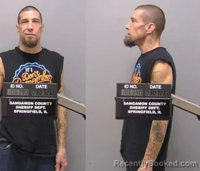 Mugshot of Jeremy Scott Day booked in Sangamon County, Illinois on March 7, 2026