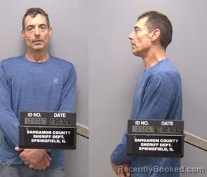 Mugshot of AARON T KELSEY booked in Sangamon County, Illinois on March 7, 2026