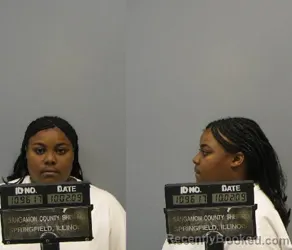 Mugshot of Miesha L Porter booked in Sangamon County, Illinois on March 18, 2026