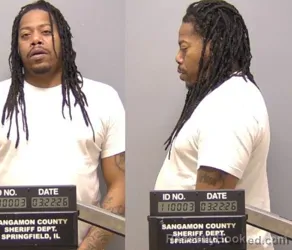 Mugshot of Cordavis Cortez Nelson booked in Sangamon County, Illinois on March 22, 2026