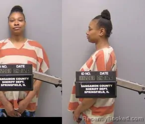 Mugshot of Shana E Stennis booked in Sangamon County, Illinois on April 1, 2026