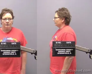 Mugshot of Tiffiney M Prytherch booked in Sangamon County, Illinois on March 16, 2026