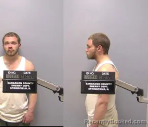 Mugshot of Richard Anthony Wilson booked in Sangamon County, Illinois on March 7, 2026