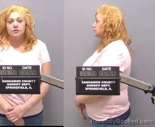 Mugshot of Tiffany Y Smith booked in Sangamon County, Illinois on March 29, 2026