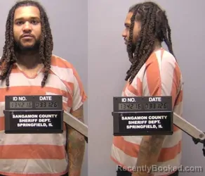 Mugshot of Kaden M Ettress booked in Sangamon County, Illinois on March 31, 2026