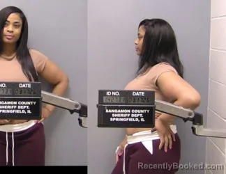 Mugshot of JABARRIA T SWAYZER booked in Sangamon County, Illinois on March 17, 2026