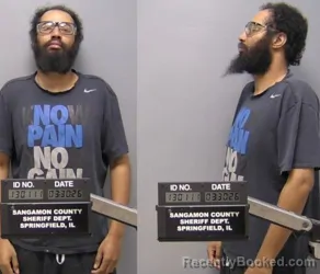 Mugshot of ELIAS X JUDSON booked in Sangamon County, Illinois on March 30, 2026