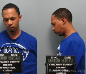 Mugshot of RAMON E STEPHENSON booked in Sangamon County, Illinois on March 22, 2026