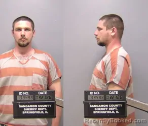 Mugshot of William Thomas Morrissey booked in Sangamon County, Illinois on March 20, 2026