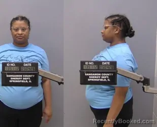 Mugshot of Beyounce Leandrea Trotter booked in Sangamon County, Illinois on May 4, 2026