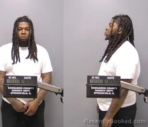 Mugshot of William P Sanchez booked in Sangamon County, Illinois on March 9, 2026